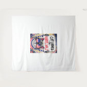 ハリス・ワルツのキャッツレディース タペストリー (正面(横))