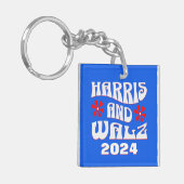 ハリス&ワルツレトロ キーホルダー (正面左)