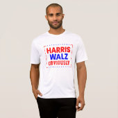 ハリス・ワルツ明らかにカマラハリス大統領 Tシャツ (正面フル)