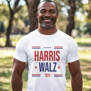 ハリス・ワルツ民主党支持者の選挙 Tシャツ