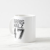 ハリス・ワルツ第47代大統領ヴィンテージ コーヒーマグカップ (正面左)
