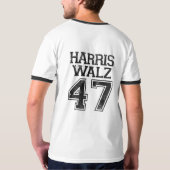 ハリス・ワルツ第47代大統領ヴィンテージ Tシャツ (裏面)