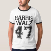 ハリス・ワルツ第47代大統領ヴィンテージ Tシャツ (正面)