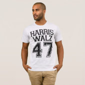 ハリス・ワルツ第47代大統領ヴィンテージ Tシャツ (正面フル)