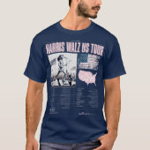 ハリス・ワルツ米国ツアー カマラ政権発足 Tシャツ (正面)