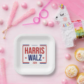 ハリス・ワルツ選挙運動選挙 ペーパープレート (パーティー)