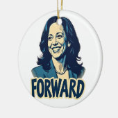 ハリス・ワルツ選挙2024フォワード・ギフト セラミックオーナメント (左)