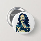 ハリス・ワルツ選挙2024フォワード・ギフト 缶バッジ (正面&裏面)