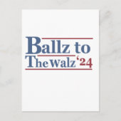 ハリス・ワルツ2024年選挙カマラティムワルツアメリカ ポストカード (正面)