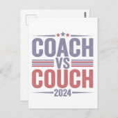 ハリス・ワルツ2024年選挙カマラティムワルツアメリカ ポストカード (正面/裏面)