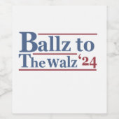 ハリス・ワルツ2024年選挙カマラティムワルツアメリカ ワインラベル (シングルラベル)