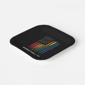 ハリス・ワルツ2024年選挙カマラティム・ワルツLGBT ペーパープレート (傾斜あり)