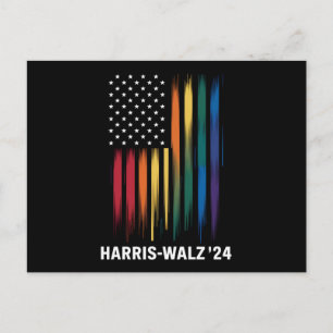 ハリス・ワルツ2024年選挙カマラティム・ワルツLGBT ポストカード