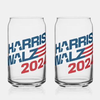 ハリス・ワルツ2024年選挙 ガラス缶