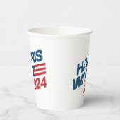 ハリス・ワルツ2024年選挙 紙コップ (左)