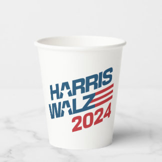 ハリス・ワルツ2024年選挙 紙コップ