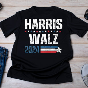 ハリス・ワルツ2024愛国運動動揺してキャンペーン Tシャツ