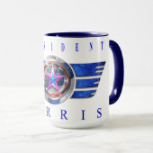 ハリス・ワルツ・ウィング・メダリオン大統領 マグカップ (正面右)