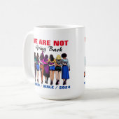 ハリス・ワルツ・マダム大統領には戻らない コーヒーマグカップ (正面左)