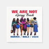 ハリス・ワルツ・マダム大統領には戻らない スタンダードカクテルナプキン (正面)