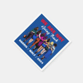 ハリス・ワルツ・マダム大統領には戻らない スタンダードカクテルナプキン (角)