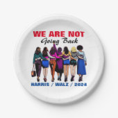 ハリス・ワルツ・マダム大統領には戻らない ペーパープレート (正面)