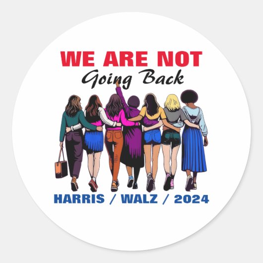 ハリス・ワルツ・マダム大統領には戻らない ラウンドシール (正面)