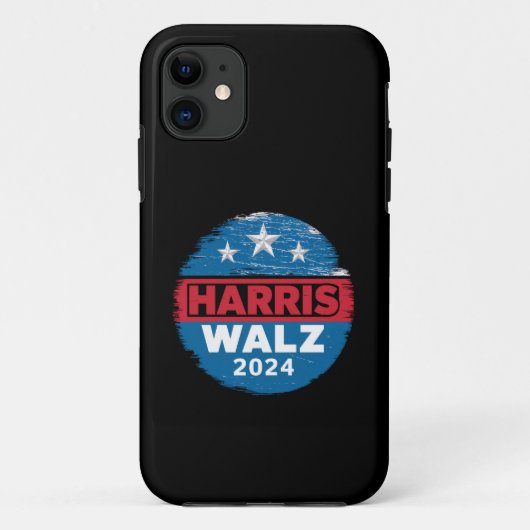 ハリス・ワルツ 2024年選挙 カマラ・ハリス ティム・ワルツ Case-Mate iPhoneケース (裏面)