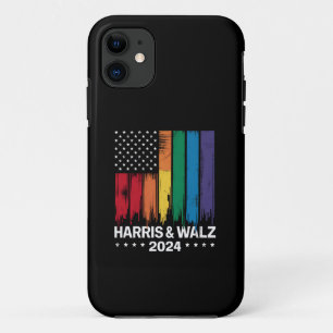 ハリス・ワルツ 2024年選挙 ゲイ ティム・ワルツ LGBTQ iPhone 11 ケース