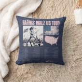 ハリス・ワルツUS Tour Kamalaが就任式で勝利 クッション (ブランケット)