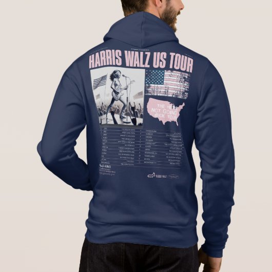 ハリス・ワルツUS Tour Kamalaが就任式で勝利 パーカ (裏面)