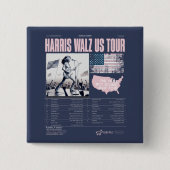 ハリス・ワルツUS Tour Kamalaが就任式で勝利 缶バッジ (正面)