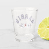 ハリス 2024 アスレチック ワード アート ショットグラス (裏面)