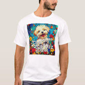 ハリス/Walz Kamala Tシャツのドッグママ Tシャツ (正面)