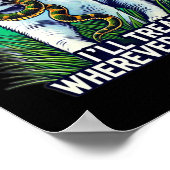 ハリスI&#；任意の場所を歩く ポスター (角)