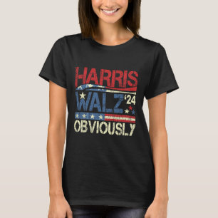 ハリスW明らかに!ハリスワルツ2024年選挙 Tシャツ