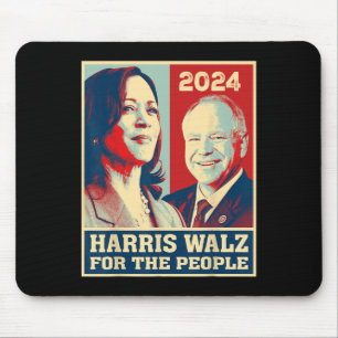 ハリスW 2024人民民主党投票カマラ マウスパッド