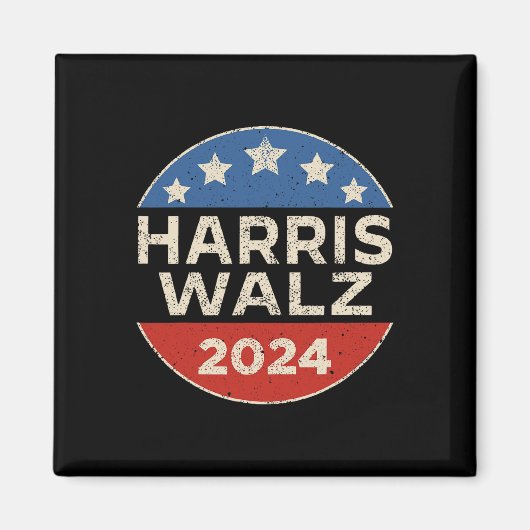 ハリスWAlzheimer 2024社長Kamala Harris Tim マグネット (正面)