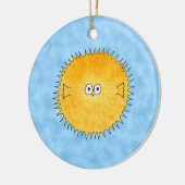 ハリセンボン セラミックオーナメント (左)