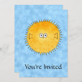 ハリセンボン 招待状 (正面/裏面)