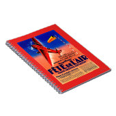 ハリセ・ヒルシュのプロモーション・ポストをフィーチャーしたエアショー ノートブック (右側)