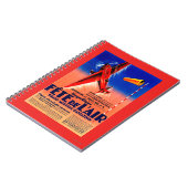 ハリセ・ヒルシュのプロモーション・ポストをフィーチャーしたエアショー ノートブック (左側)