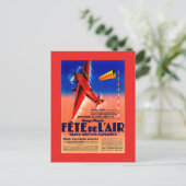 ハリセ・ヒルシュのプロモーション・ポストをフィーチャーしたエアショー ポストカード (スタンド正面)