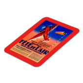 ハリセ・ヒルシュのプロモーション・ポストをフィーチャーしたエアショー マグネット (左側)