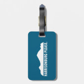 ハリソンバーグバージニアお願い ラゲッジタグ (裏面縦)