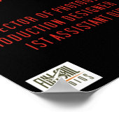 ハリソン氏 ポスター (角)