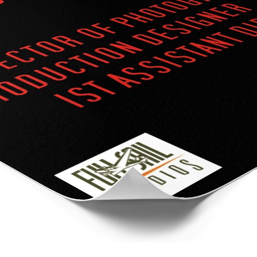 ハリソン氏 ポスター (角)