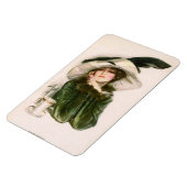 ハリソン・フィッシャーの「満足」マグネット マグネット (左側)