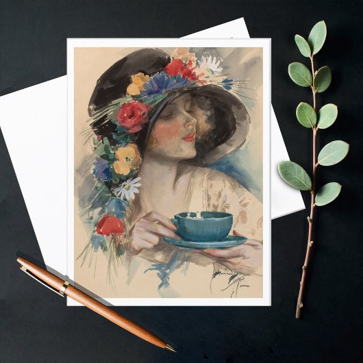 ハリソン・フィッシャー・アフタヌーンティー ポストカード