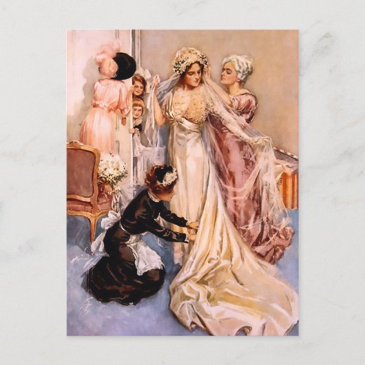 ハリソン・フィッシャー: ウェディング ポストカード (正面)